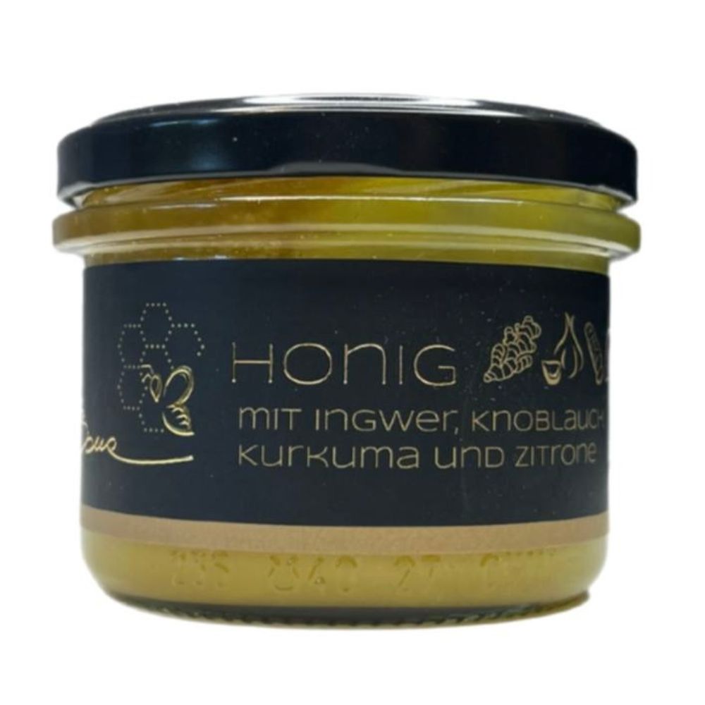 Honig mit Ingwer, Knoblauch, Kurkuma und Zitrone – Bild 2
