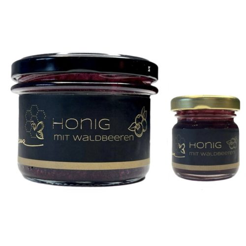 Honig mit Waldbeeren