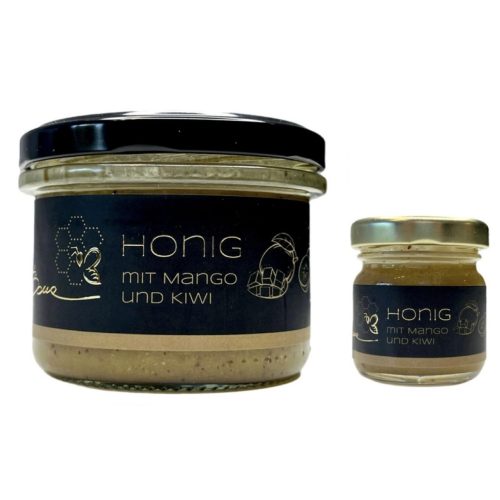 Honig mit Mango und Kiwi